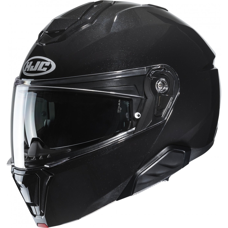Odklápacia prilba na motocykel HJC i91 Solid metalická čierna