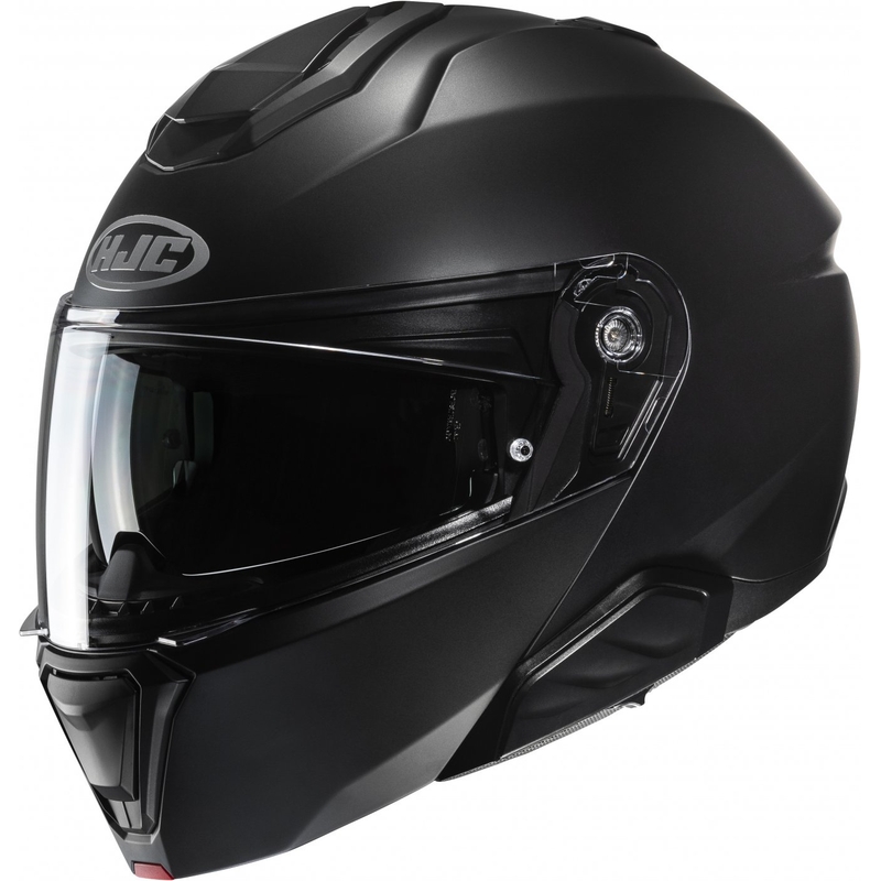Výklopná prilba na motorku HJC i91 Solid semi flat čierna