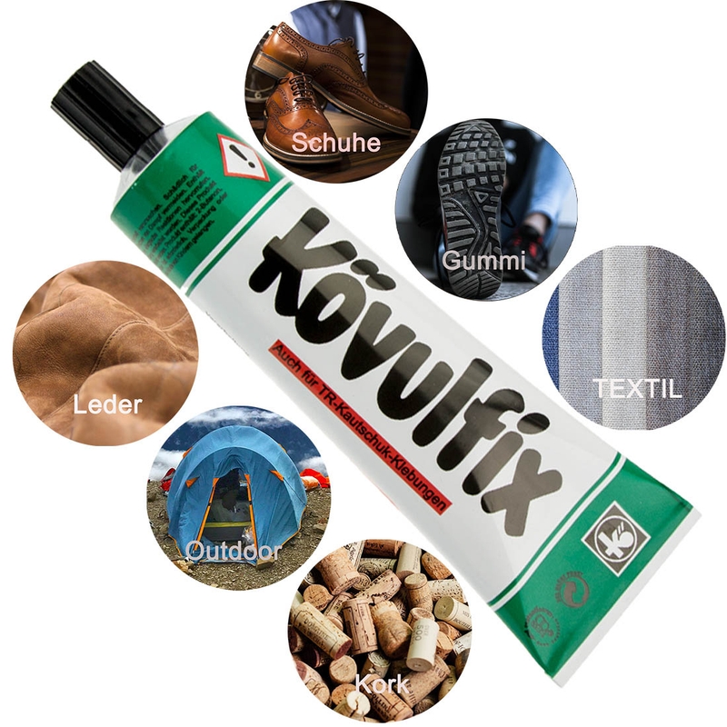 Lepidlo na kožu a gumu KÖVULFIX 90 g