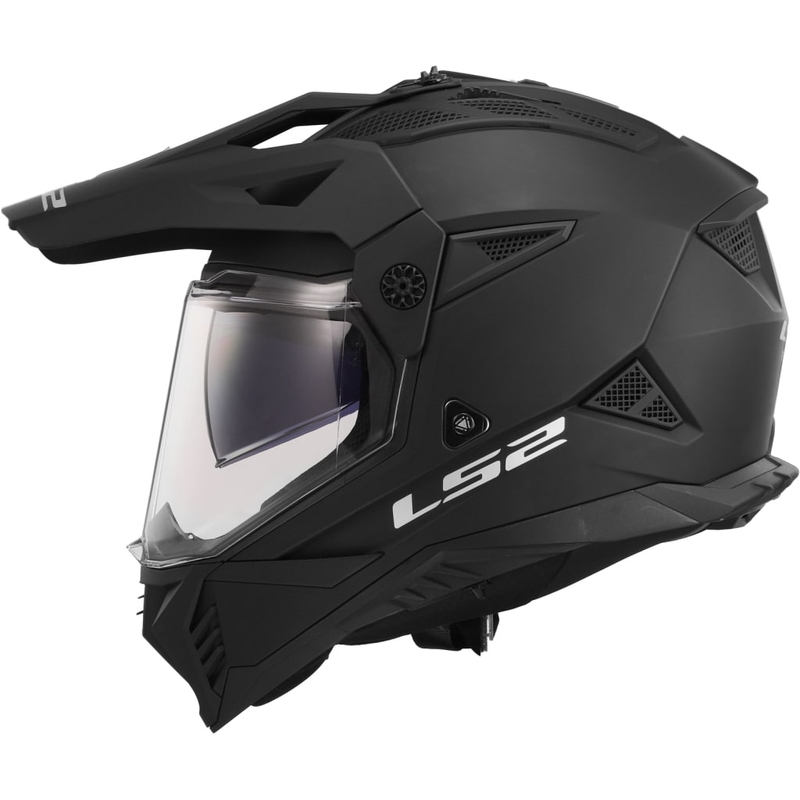 Enduro helma na motorku LS2 MX702 PIONEER II matná čierna