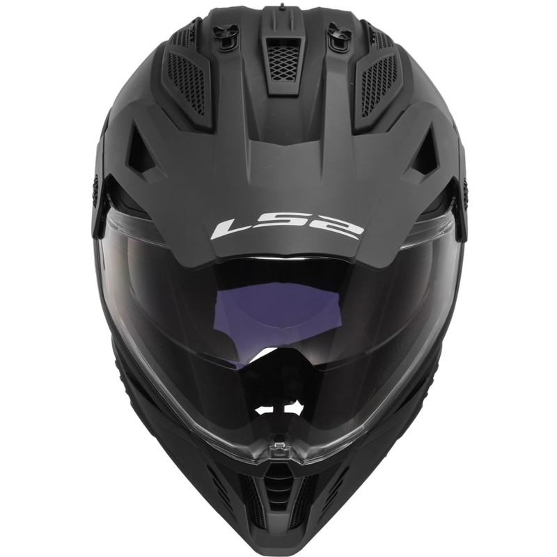 Enduro helma na motorku LS2 MX702 PIONEER II matná čierna