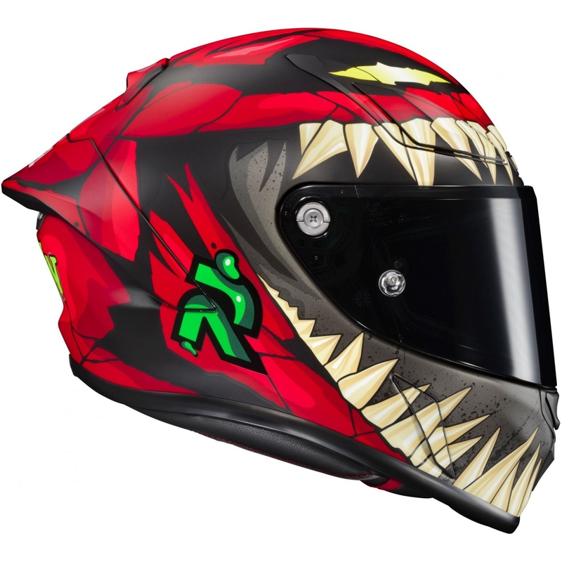 Integrálna prilba na motocykel HJC RPHA 1 Toxin Marvel MC1SF červeno-šedo-zelená výpredaj