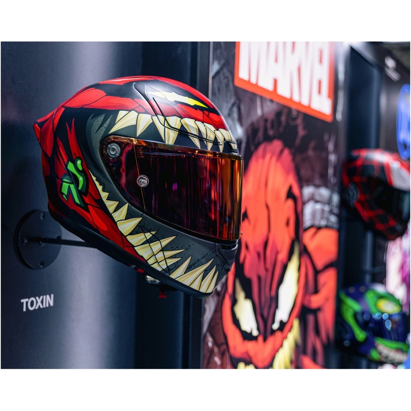 Integrálna prilba na motocykel HJC RPHA 1 Toxin Marvel MC1SF červeno-šedo-zelená výpredaj