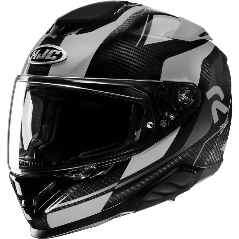 Integrálna prilba na motocykel HJC RPHA 71 Carbon Hamil MC5 čierno-sivá