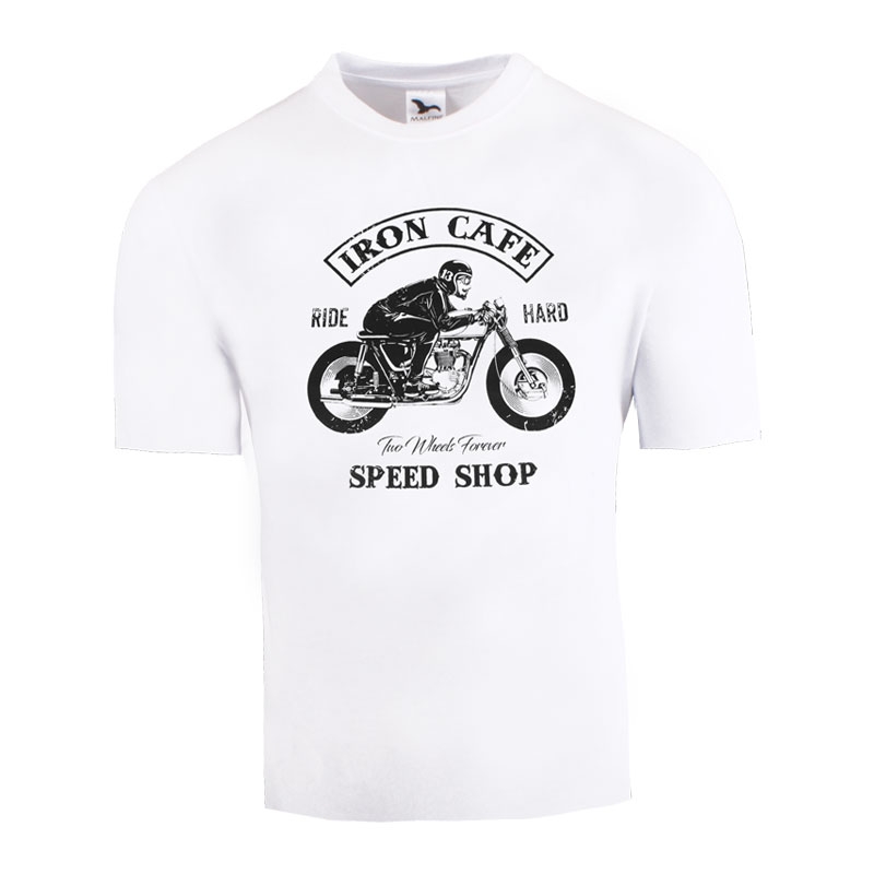 Tričko RSA Iron Cafe II biele