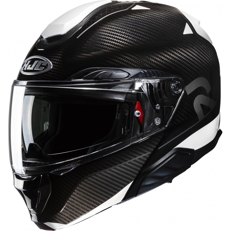 Odklápacia prilba na motocykel HJC RPHA 91 CARBON Noela MC5 čierno-biela
