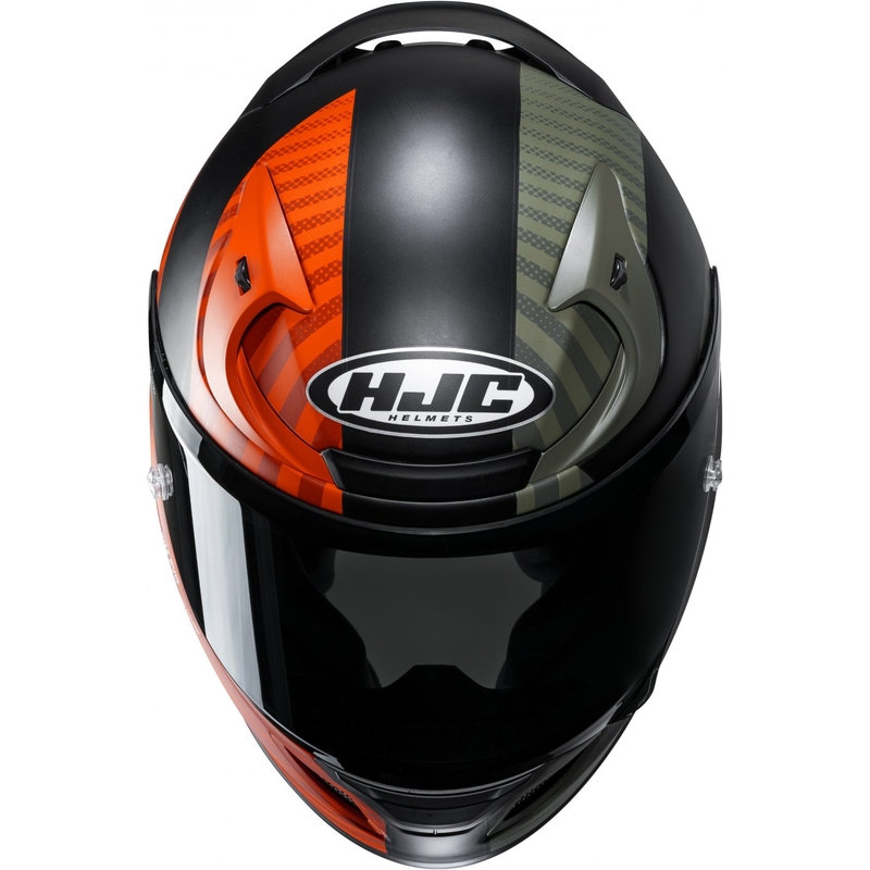 Integrálna prilba na motocykel HJC RPHA 12 Ottin MC47SF čierno-oranžovo-zelená