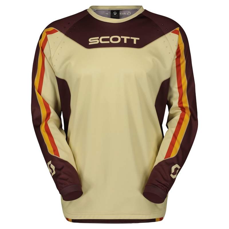 Motokrosový dres Scott EVO DIRT DEEP hnedo-béžový