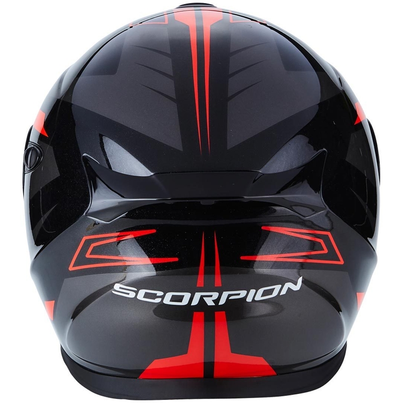 Moto prilba výklopná Scorpion EXO-920 Shuttle čierno-strieborno-červená výpredaj