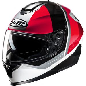 Integrálna prilba na motocykel HJC C70N Alia MC1 bielo-šedo-červeno-čierna