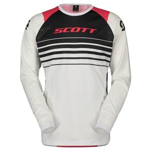 Motokrosový dres Scott EVO SWAP bielo-ružový