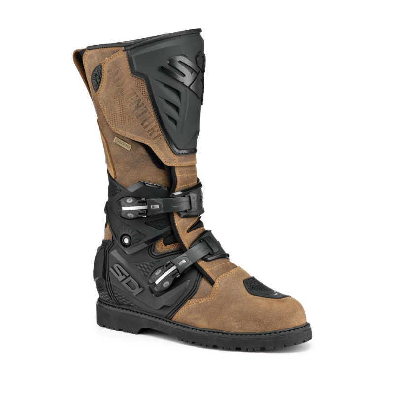 Čižmy na motocykel SIDI Adventure Gore-Tex 2 svetlo hnedé
