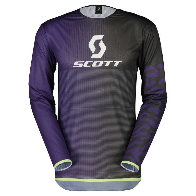 Motokrosový dres Scott PODIUM PRO fialovo-mätový
