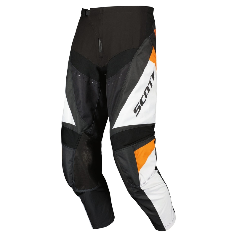 Motokrosové nohavice Scott EVO TRACK čierno-oranžové