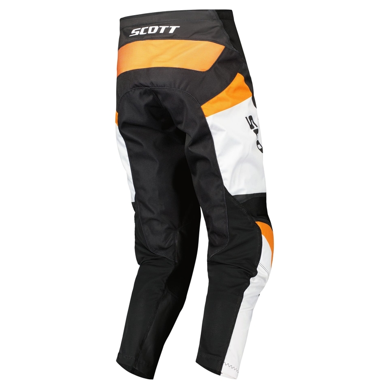 Motokrosové nohavice Scott EVO TRACK čierno-oranžové
