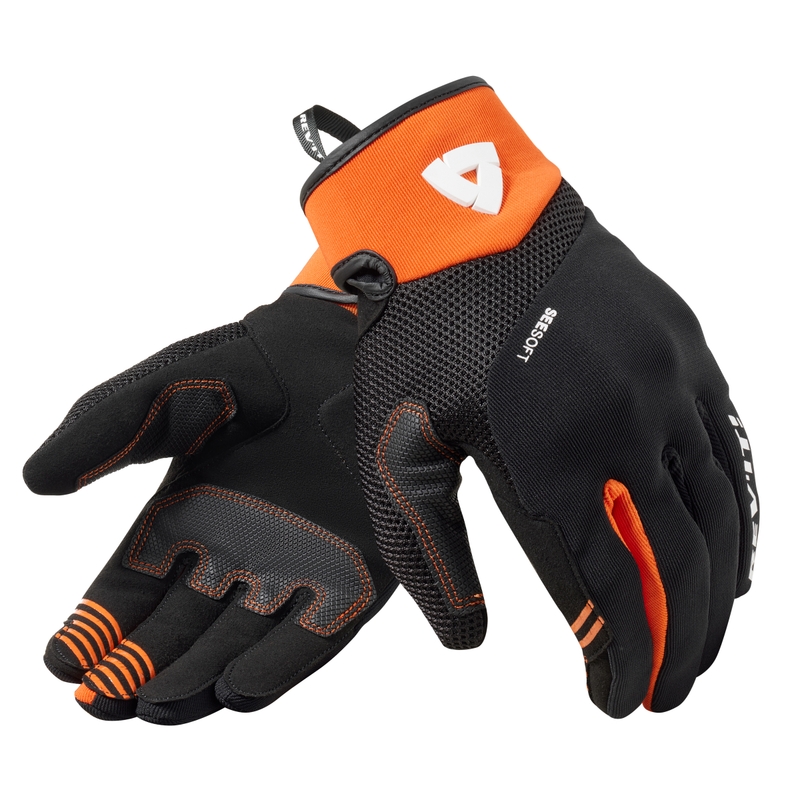 Rukavice na motocykel Revit Endo čierno-oranžové