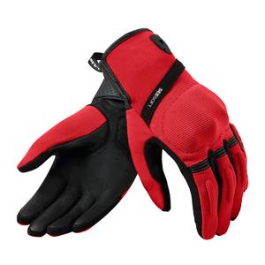 Dámske rukavice na motorku Revit Mosca 2 červeno-čierne