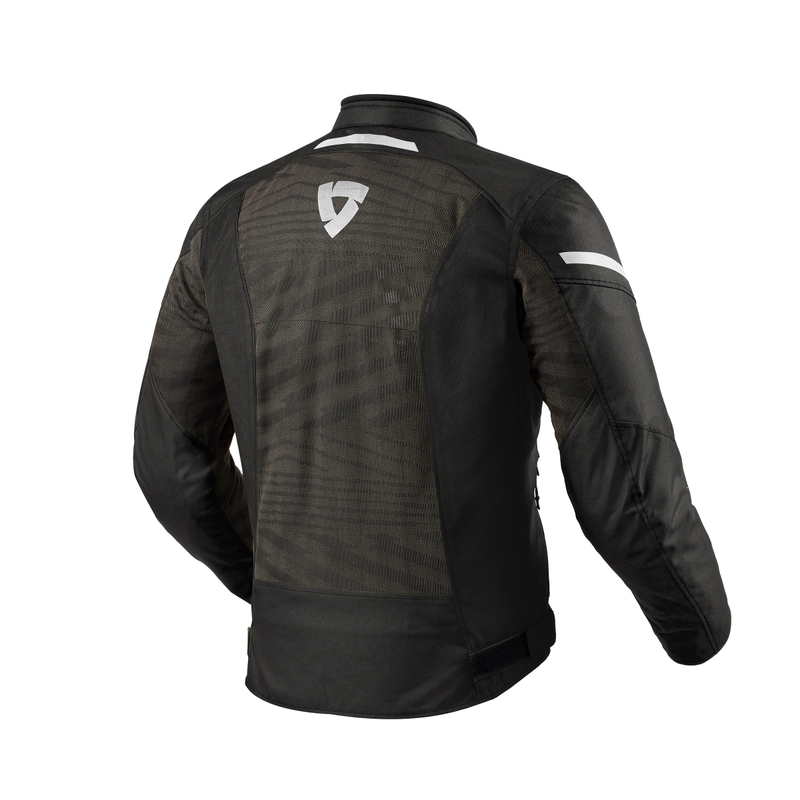 Bunda na motocykel Revit Torque 2 H2O čierno-biela