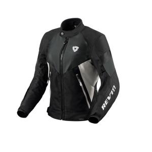Dámska bunda na motocykel Revit Control H2O čierno-strieborná