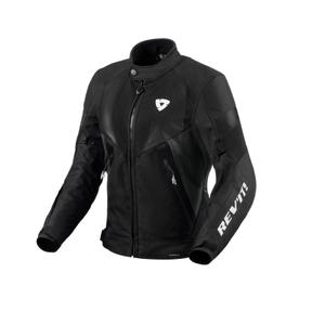 Dámska bunda na motocykel Revit Control H2O čierno-antracitová