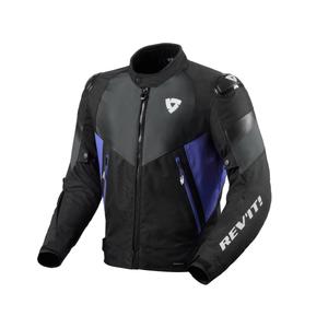 Bunda na motocykel Revit Control H2O čierno-modrá