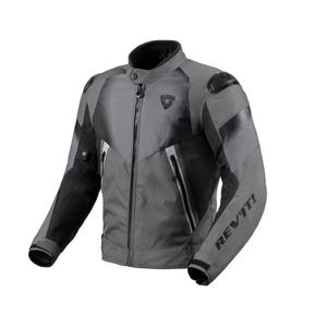 Bunda na motocykel Revit Control H2O šedo-čierna