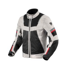 Bunda na motocykel Revit Tornado 4 H2O čierno-strieborná