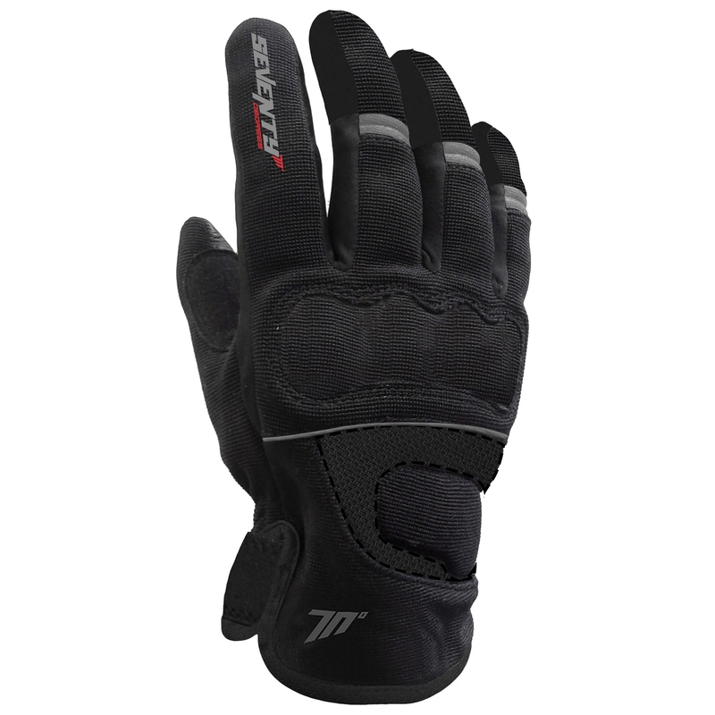 Dámske rukavice na motocykel SEVENTY DEGREES SD-C45 čierne