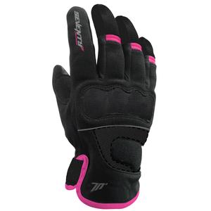 Dámske rukavice na motocykel SEVENTY DEGREES SD-C45 čierno-ružové