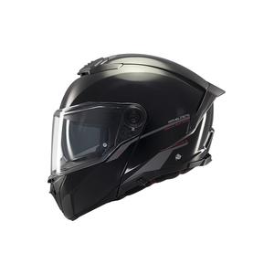 Vyklápacia helma na motorku MT ATOM 2 SV SOLID A1 lesklá čierna