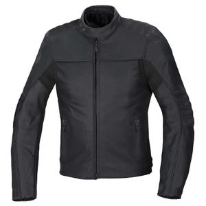 Kožená bunda na motorku SEVENTY DEGREES SD-JL1 čierna