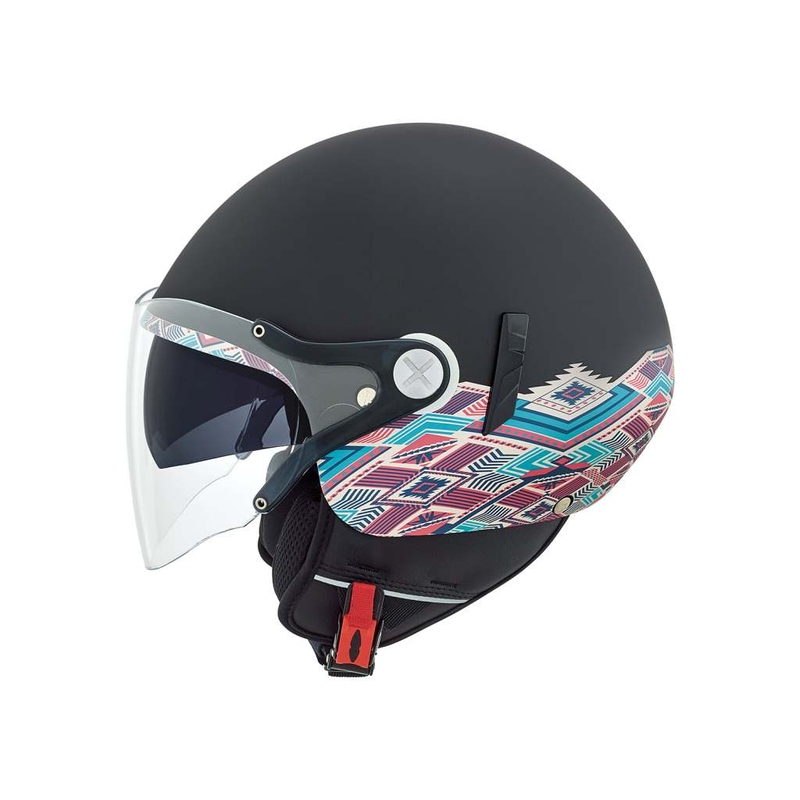 Otvorená prilba na motocykel Nexx SX 60 Vision Iris čierna matná výpredaj