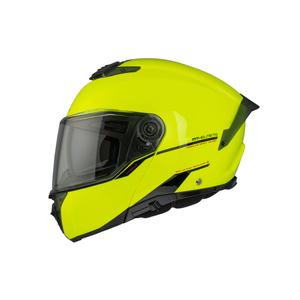 Vyklápacia helma na motorku MT ATOM 2 SV SOLID A3 fluo žltá lesklá