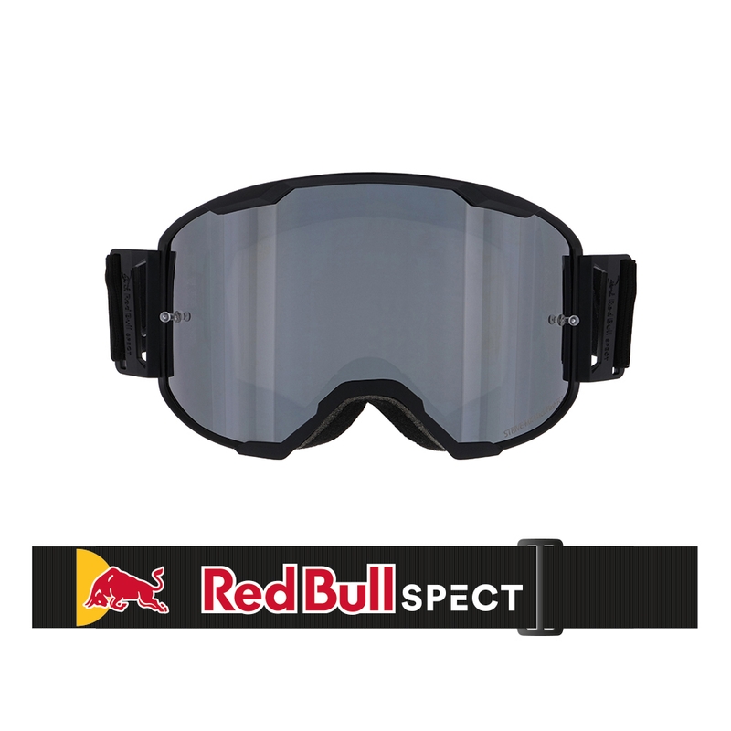 Motokrosové okuliare Red Bull Spect STRIVE S čierne s dymovým sklom