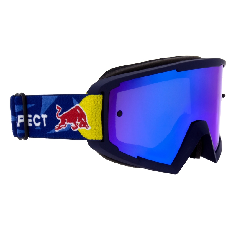 Motokrosové okuliare Red Bull Spect WHIP tmavo modré s modrým sklom