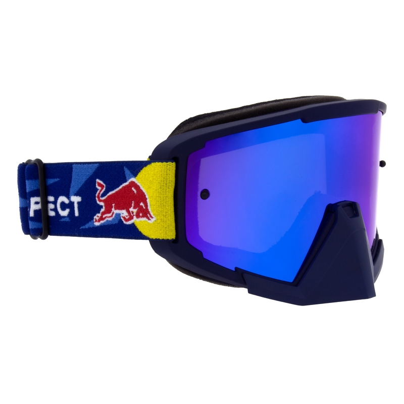 Motokrosové okuliare Red Bull Spect WHIP tmavo modré s modrým sklom