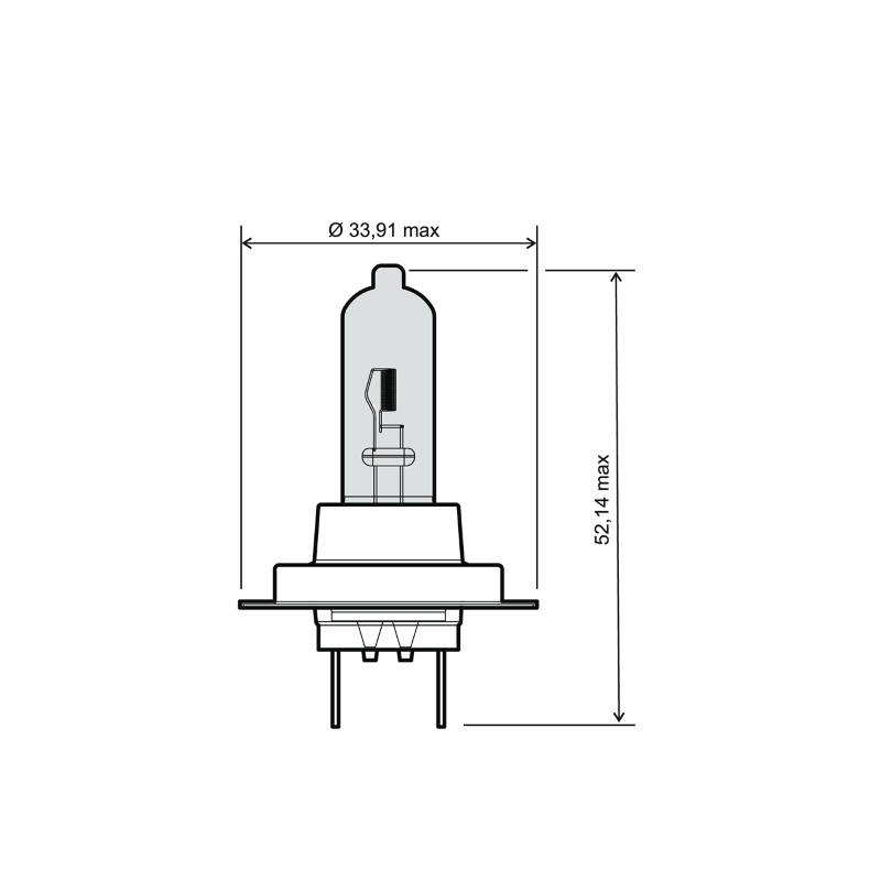 Lamp RMS H7 12V 55W