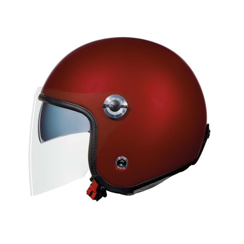 Otvorená prilba na motocykel Nexx X70 Plain Burgundy výpredaj