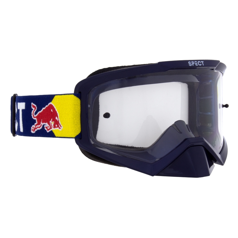 Motokrosové okuliare Red Bull Spect EVAN modré s čírym sklom