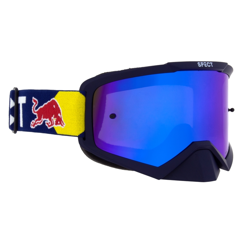 Motokrosové okuliare Red Bull Spect EVAN tmavo modré s modrým sklom