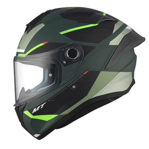Integrálna helma na motorku MT TARGO S KAY C6 matná čierno-zelená