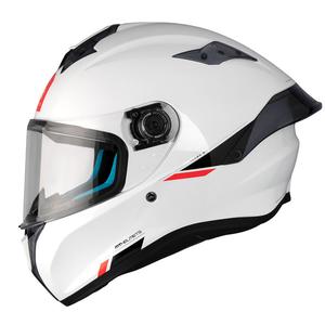 Integrálna helma na motorku MT TARGO S SOLID A0 lesklá biela