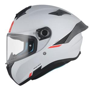 Integrálna helma na motorku MT TARGO S SOLID A12 lesklá šedá