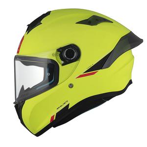 Integrálna helma na motorku MT TARGO S SOLID A3 matná žltá