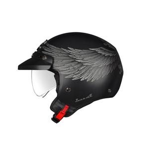 Otevřená helma na motorku NEXX Y.10 EAGLE RIDER černo-šedá