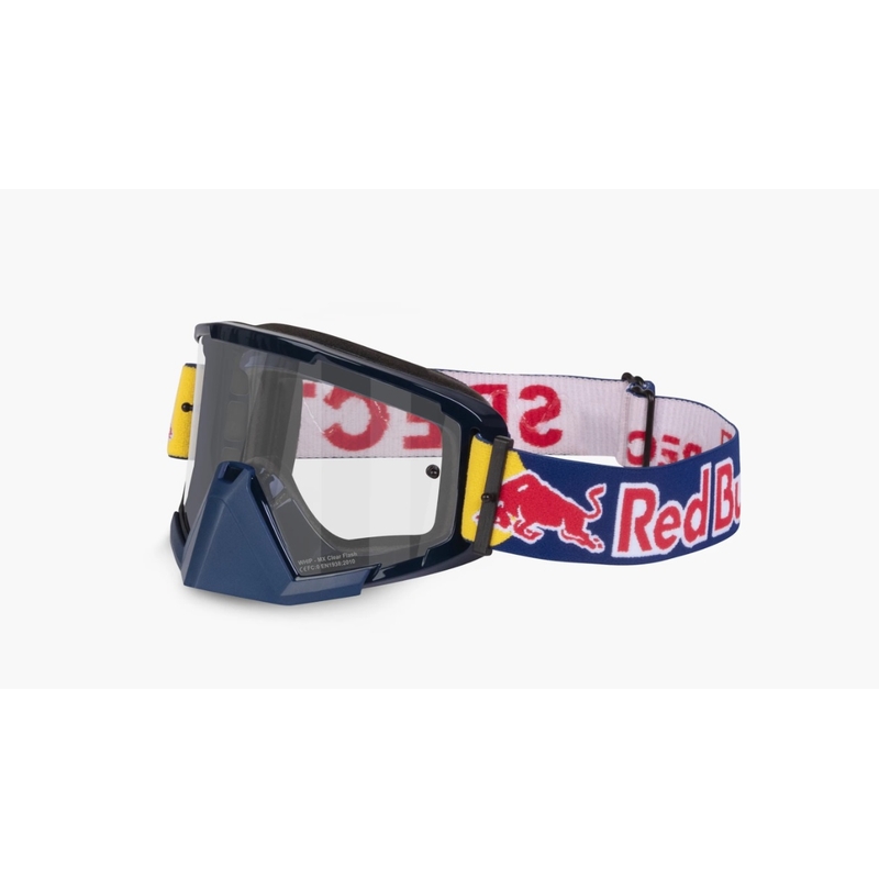Motokrosové okuliare Red Bull Spect WHIP tmavo modré s čírym sklom