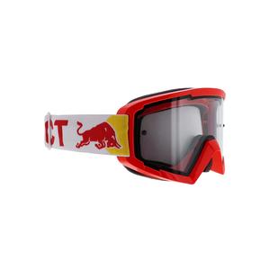 Motokrosové okuliare Red Bull Spect WHIP červené s čírym sklom