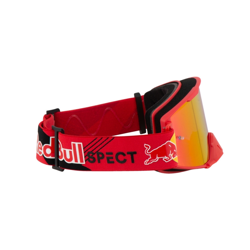 Motokrosové okuliare Red Bull Spect STRIVE S červené s červeným sklom