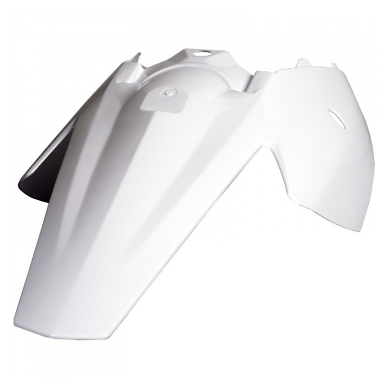 Rear Fender + Side Panels POLISPORT biela pre KTM SX 85 2006-2012