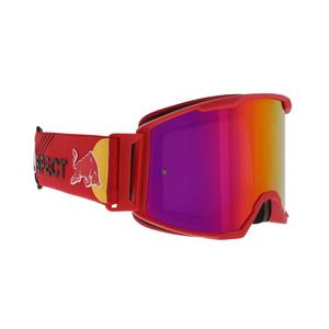 Motokrosové okuliare Red Bull Spect STRIVE S červené s fialovými sklami